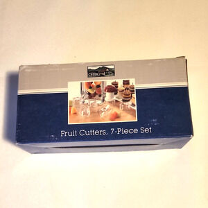 Cobble Creek Fruit Cutters, 7 Piece Set - NEW Fruit Shapers